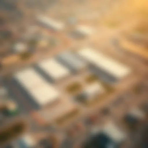 Aerial View of Umm Ramool Aerial view of Umm Ramool showcasing its strategic location within Dubai