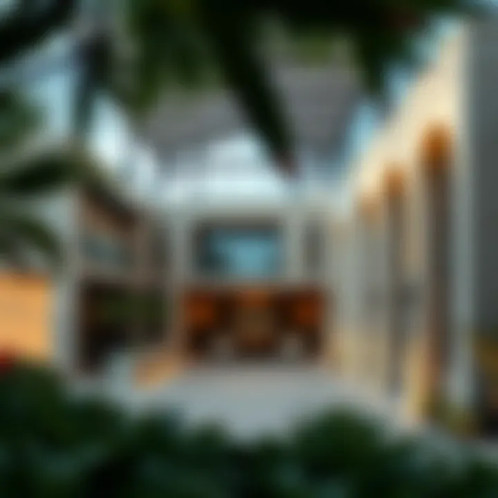 Luxurious property in Jumeirah Village highlighting architectural design