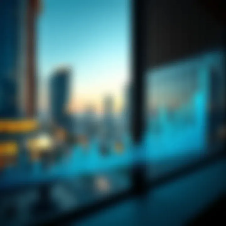 Market trends graph for Dubai's real estate landscape