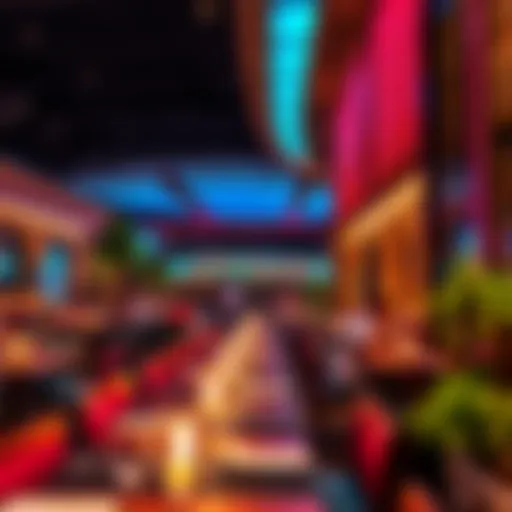 Vibrant dining scene at City Walk