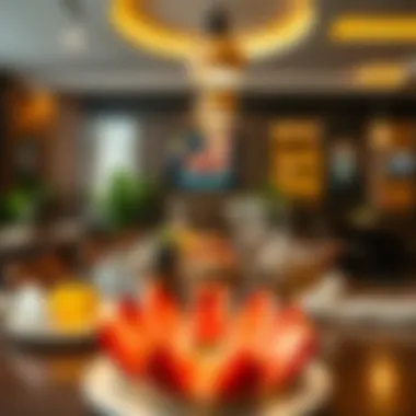 Casual Dining Varieties A cozy casual dining area showcasing a diverse menu of international cuisines.