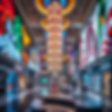 Cultural attractions within Dubai Mall, including art installations