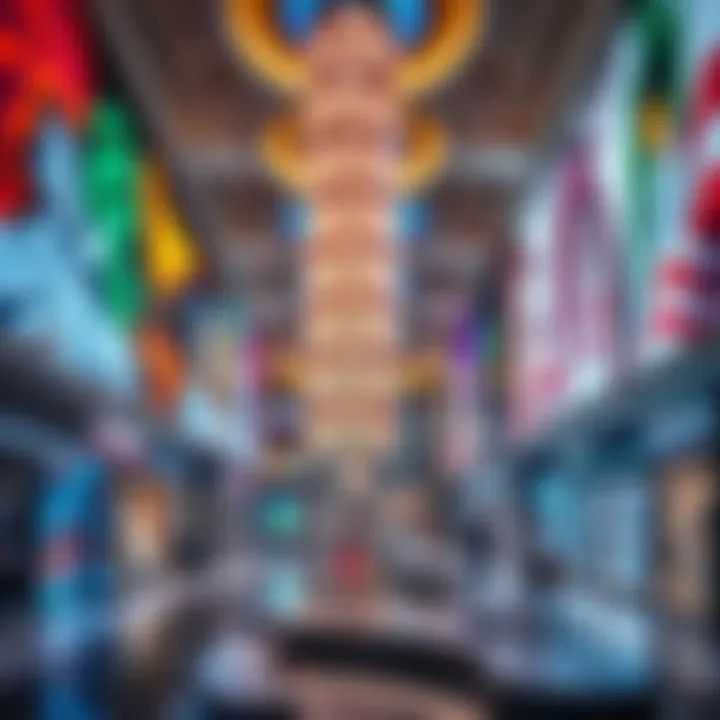 Cultural attractions within Dubai Mall, including art installations
