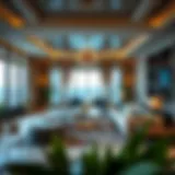 Luxurious interior design of a Damac Maison Prive residence