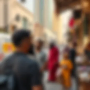 Vibrant cultural scene in Dubai's neighborhoods