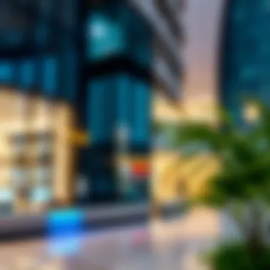 A view of technology and media companies' offices in Dubai Media City