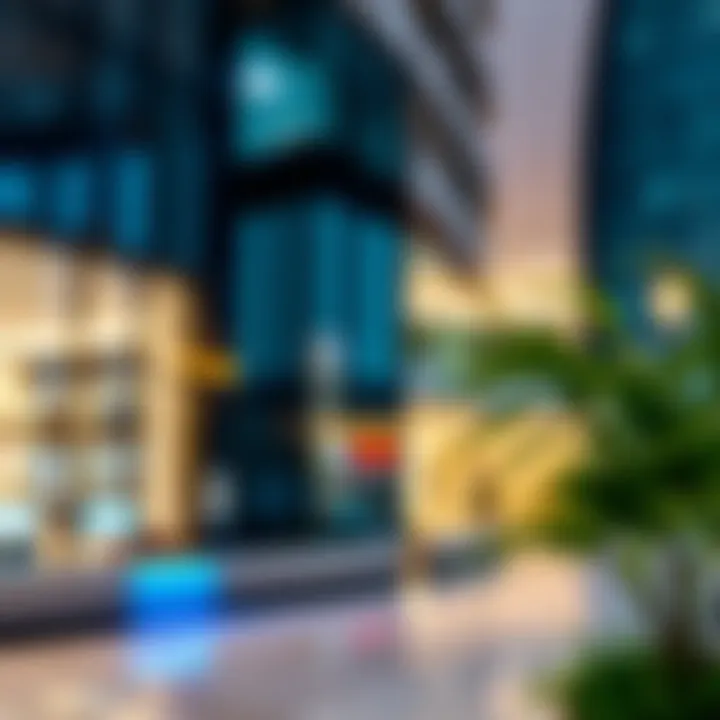 A view of technology and media companies' offices in Dubai Media City