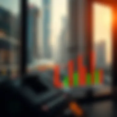 Graph showcasing real estate market trends in Dubai