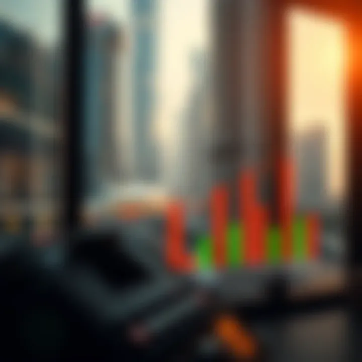 Graph showcasing real estate market trends in Dubai