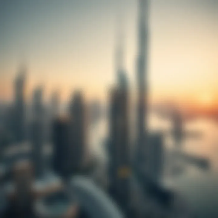 Panoramic skyline of Dubai showcasing luxury residences