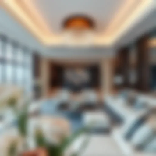 Elegant Living Space at Dusit Thani Residence Luxurious living space showcasing modern design