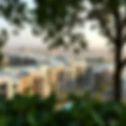 Stunning view of Emaar Greens community showcasing lush greenery and modern architecture