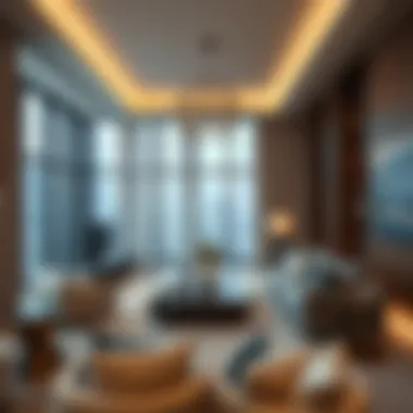 Elegant Interiors of Emaar South Urbana Apartments Interior shot of a luxury apartment in Emaar South Urbana