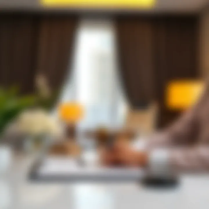Landlord and tenant signing a contract