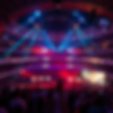 Concert Experience at Etihad Arena Interior view of a concert at Etihad Arena filled with audience