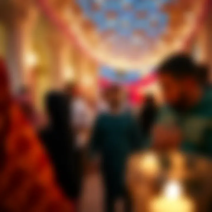 Community gathering during Ramadan festivities