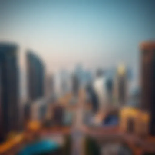 A breathtaking view of Dubai skyline showcasing luxury properties