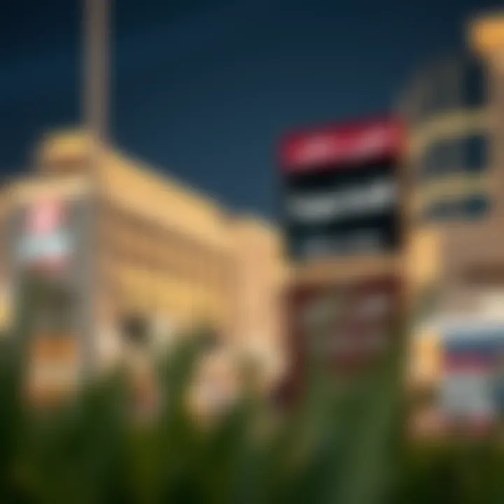 Investment opportunities in Abu Hail with real estate signage