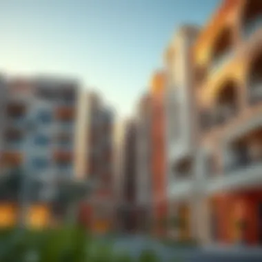 Residential buildings in Abu Hail