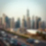 Stunning skyline of Dubai showcasing modern architecture and real estate developments