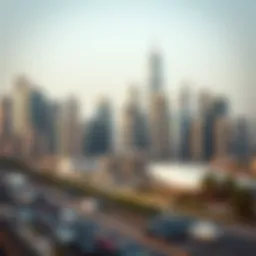 Stunning skyline of Dubai showcasing modern architecture and real estate developments