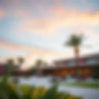 Community gathering space in Al Garhoud Park with amenities