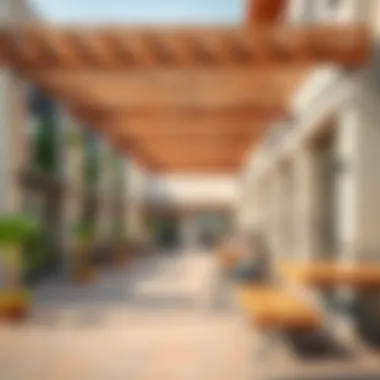 Community Spaces in Al Hayer Vibrant community spaces in Al Hayer encouraging social interaction