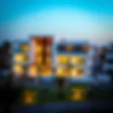 Scenic view of Al Hayer showcasing modern architecture