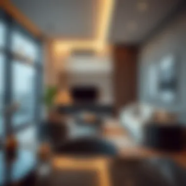 Modern Living: Luxury Apartments in Al Hiba Luxurious apartment showcasing modern design in Al Hiba
