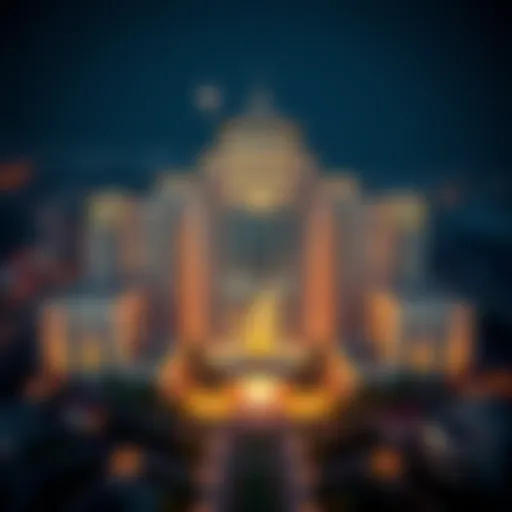 Aerial view of الكوف روتانا showcasing its architectural elegance