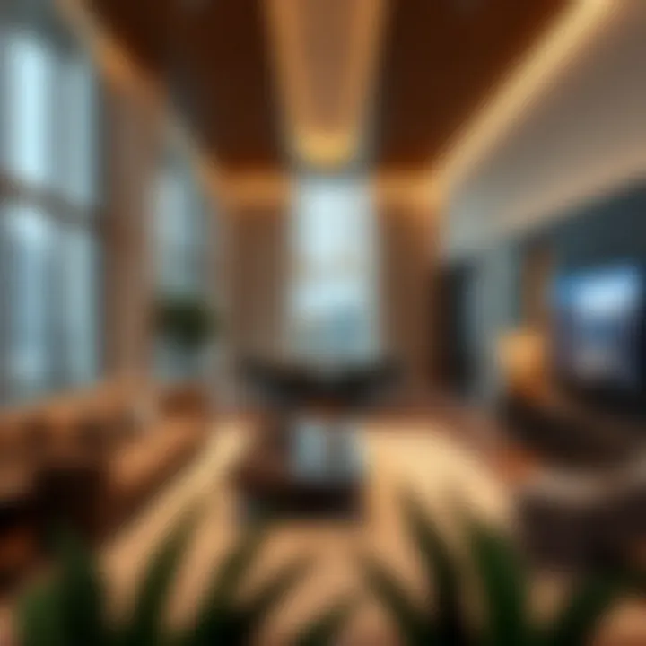 Luxurious amenities at الكوف روتانا emphasizing modern living