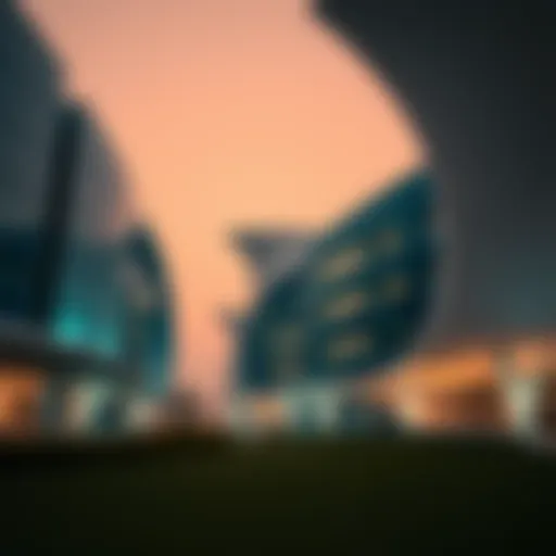 Architectural marvel of Al Mamsha Alef showcasing futuristic design