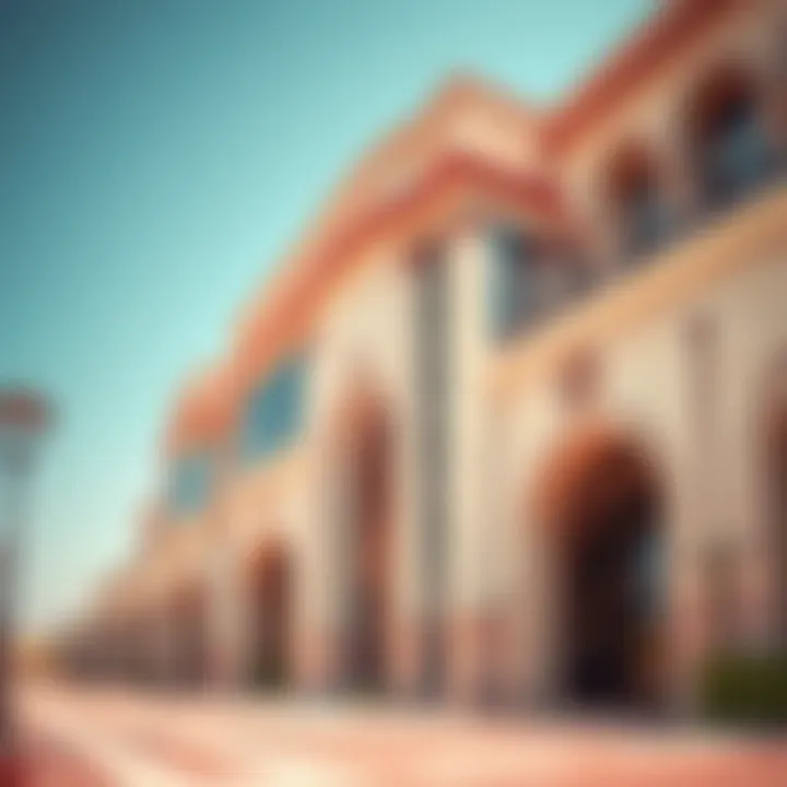 Stunning architectural design of Al Murooj Complex