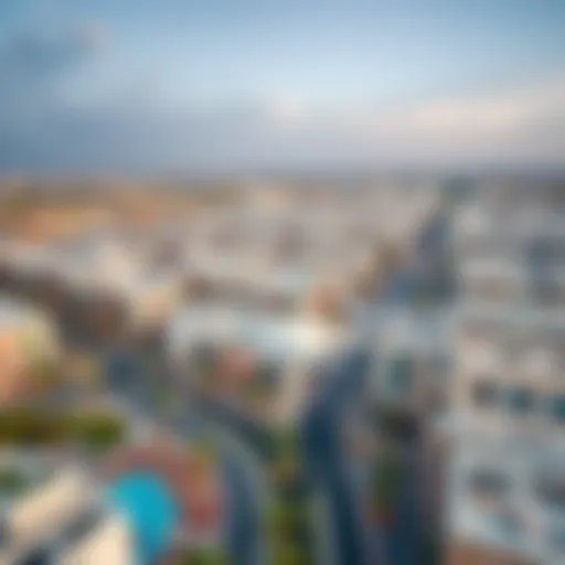 Aerial view of Al Murqabats showcasing modern architecture