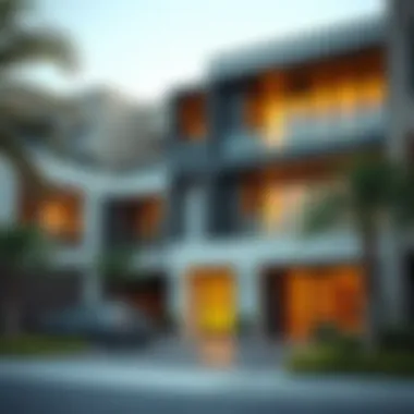 Modern residential architecture in Al Rawda Al Sharqiya