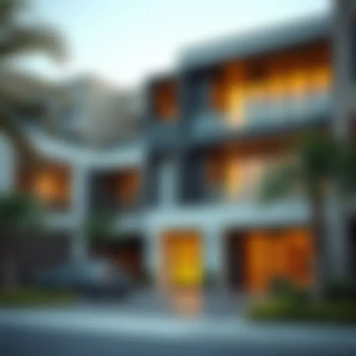 Modern residential architecture in Al Rawda Al Sharqiya