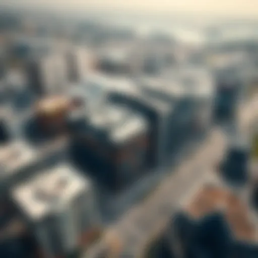 Aerial view of العين سيتي سنتر showcasing its modern architecture