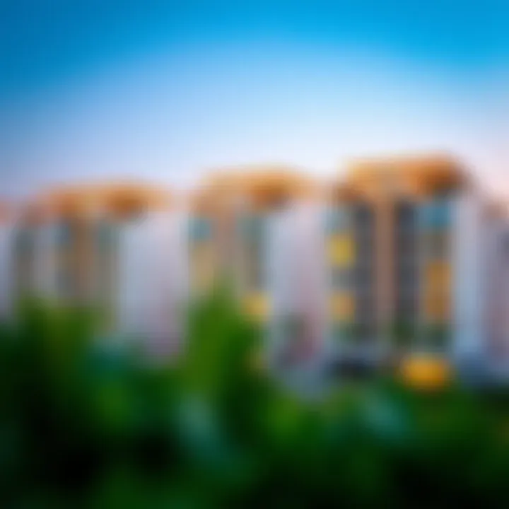 Modern residential buildings reflecting luxurious living in Alzorah