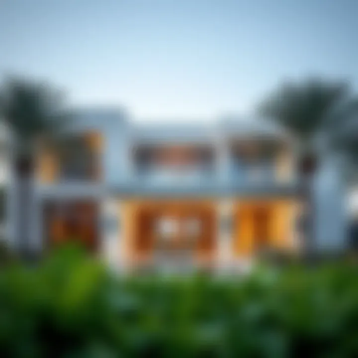 Luxurious villa in Arabian Ranches showcasing modern architecture