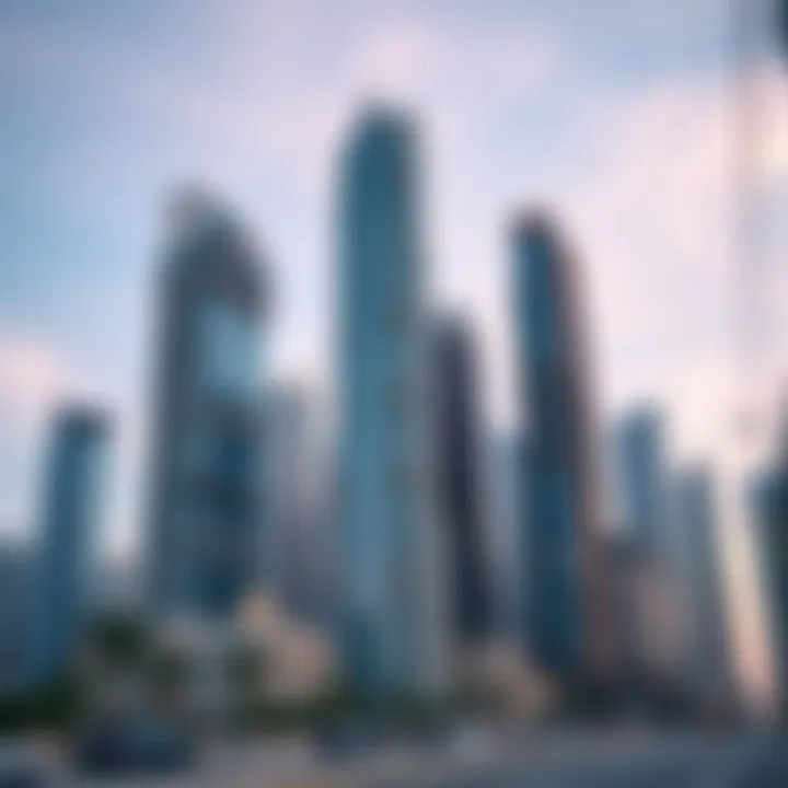 Iconic skyscrapers representing the future of Dubai's urban landscape