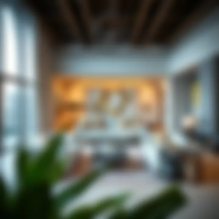 Interior design of a luxurious Dubai residential space