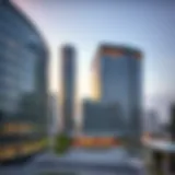 A panoramic view of Aspin Commercial Tower showcasing its modern architecture