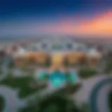 Aerial view of Azizi Meydan showcasing its architectural elegance