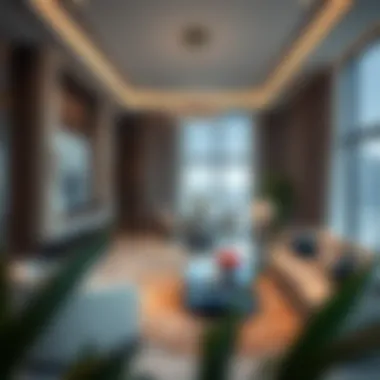 Inside Azure Residence: Luxury Living Luxurious living space within Azure Residence