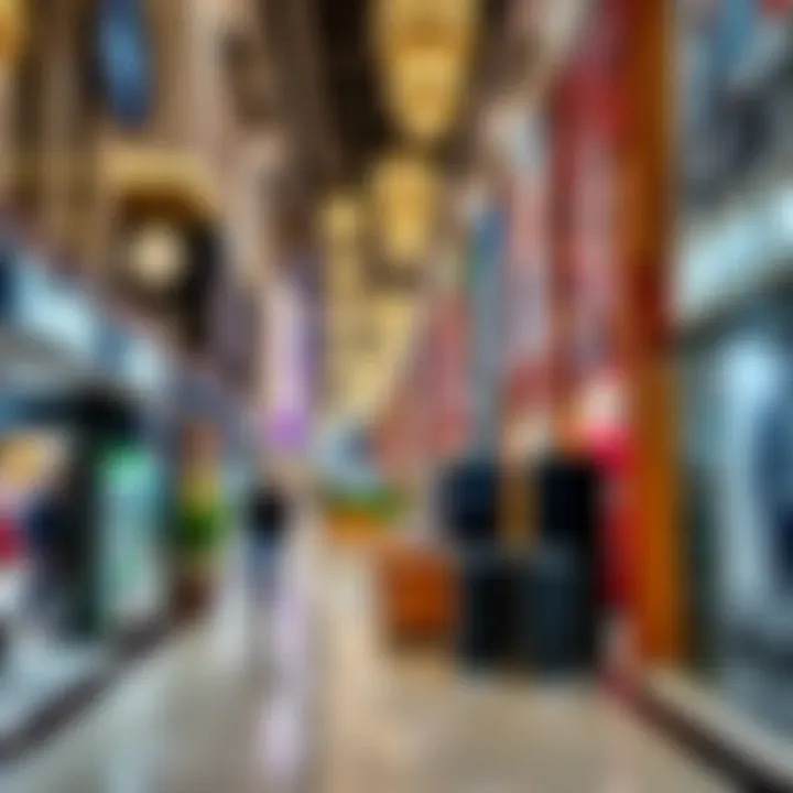 Interior Shopping Experience at بوادي مول العين Interior shopping area of بوادي مول العين filled with diverse retail options.