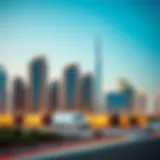 Stunning skyline of Dubai featuring modern architecture