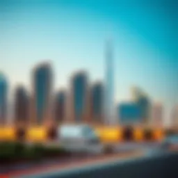 Stunning skyline of Dubai featuring modern architecture