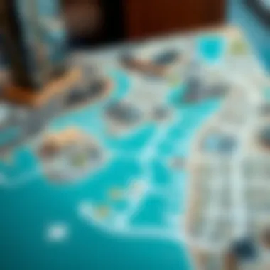 Business Bay Map A map of Business Bay indicating key amenities and attractions in the area