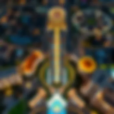 Bloom Tower in Jumeirah Village Circle Aerial view of Jumeirah Village Circle with Bloom Tower prominently featured