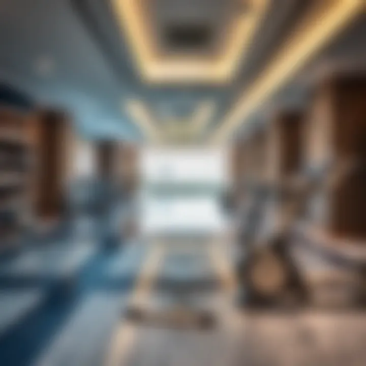 Amenities available at Bloom Towers, showcasing fitness and leisure facilities